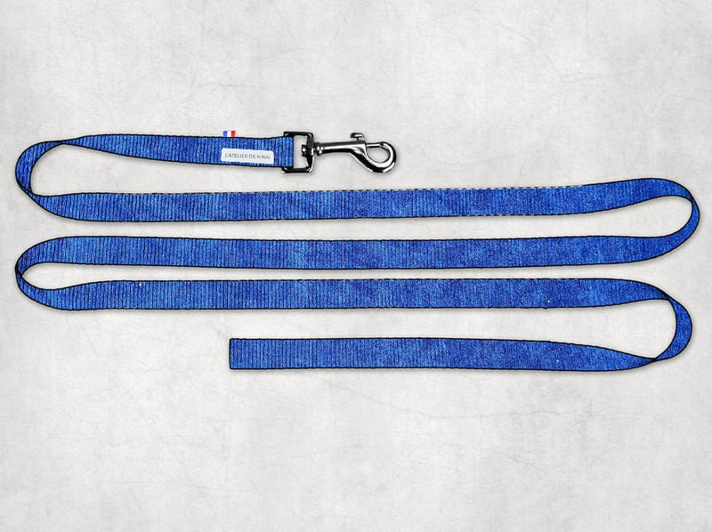 Laisse personnalisée pour chien velours côtelé